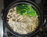 豚肉と牛蒡の鍋♪簡単作り方14写真