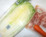 豚肉白菜のスープ♪簡単作り方1写真