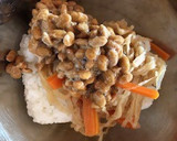 納豆とシンプル切り干し大根のまぜご飯作り方2写真