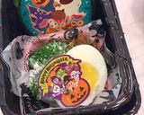 中学生 ライスバーガー ハロウィン弁当作り方7写真