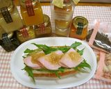 イングリッシュマフィン　お好み焼き味作り方5写真