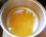 スパゲッティのグラタン作り方1写真
