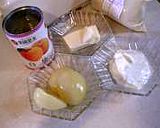 豆腐と白桃☆ヘルシースムージー作り方1写真