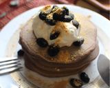 ｍ黒豆の煮汁パンケーキ作り方5写真