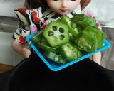リカちゃん♡オクラともずくのスープꕤ作り方4写真