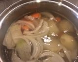 豚しゃぶで出来たスープを使ったカレー作り方2写真