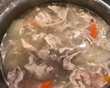 豚しゃぶで出来たスープを使ったカレー作り方4写真