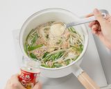 ツナ缶とカット野菜で酸辣湯作り方4写真
