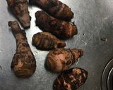 里芋と豚肉の生姜煮作り方1写真