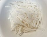 大根と梅しそサラダ作り方3写真
