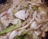 簡単！キャベツと挽肉のあんかけ風作り方4写真