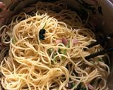 しめじとほうれん草で簡単ペペロンチーノ作り方9写真