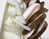 鶏胸肉と椎茸☆冬瓜の中華風煮込み作り方1写真
