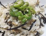白だしでひじきとしじみごはん作り方9写真