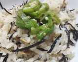 白だしでひじきとしじみごはん作り方9写真