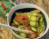 簡単^_^きゅうりの胡麻味噌だれそうめん作り方1写真