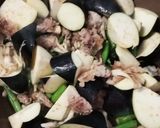 なすと豚肉の味噌炒め作り方4写真