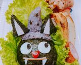 黒猫 ジジ ハロウィン キャラ弁 ♪作り方6写真