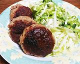 胡麻味噌ハンバーグ作り方6写真