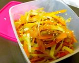 *皮 きんぴら* 煮汁利用。作り方4写真