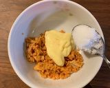 小ネタ(´･ω･`)シャケマヨ作り方1写真