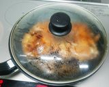 簡単やわらか照り焼きチキン(材料3つだけ作り方2写真