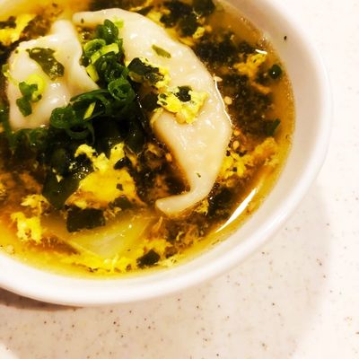丸美屋わかめで餃子スープ※ by 365日かぁちゃん 【クックパッド】 簡単