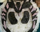 年少男子弁当記録 仮面ライダーバルカン作り方4写真