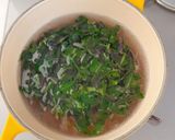 金時草のトロトロお吸い物作り方10写真