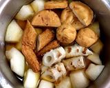 ★冬瓜(大根)とおでん種♪簡単煮物作り方3写真