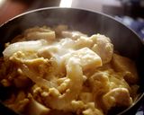 親子丼♪たけのこシャキシャキ卵フワフワ☆作り方7写真