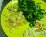 小松菜と油揚げのチャーハン！カリフワ食感作り方1写真
