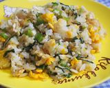 小松菜と油揚げのチャーハン！カリフワ食感作り方8写真