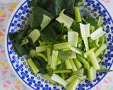 小松菜の梅浸し♪お出汁にほんのり梅風味♪作り方1写真