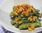 いんげんのクルミ和え♪クルミの風味美味作り方5写真