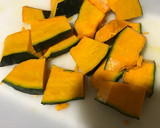 かぼちゃと豚肉のスタミナ炒め作り方1写真