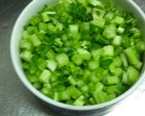 カブの葉とクルミの醤油炒め♪作り方2写真