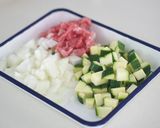 豚肉とズッキーニのスープ作り方1写真