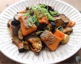m鮭と茄子の甘辛醤油炒め作り方7写真
