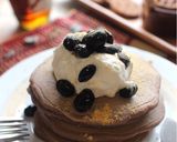 ｍ黒豆の煮汁パンケーキ作り方7写真