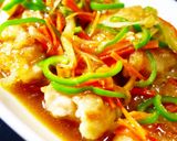 ぷりぷりジューシー！鶏もも肉黒酢あんかけ作り方30写真