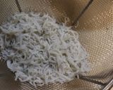 昼夕♪釜揚げしらすシメジ豆腐の卵とじ作り方1写真