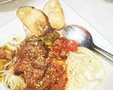 無油ミートパスタ（血管ダイエット1418作り方2写真