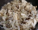 昼夕♪釜揚げしらすシメジ豆腐の卵とじ作り方4写真