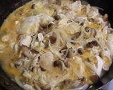 昼夕♪釜揚げしらすシメジ豆腐の卵とじ作り方5写真