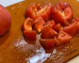 簡単！トマトと塩昆布のさっぱりサラダ作り方1写真