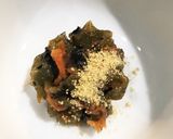 なとり 茎わかめと梅干しで手抜きおつまみ作り方4写真