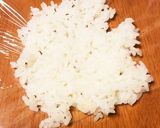 冷凍ハンバーグで♪ボリューム満点おにぎり作り方1写真