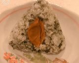 粉末緑茶で、梅茶漬け風、梅おにぎり作り方4写真