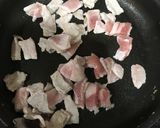 糖質制限レシピ：豚肉と卵、きのこのソテー作り方3写真